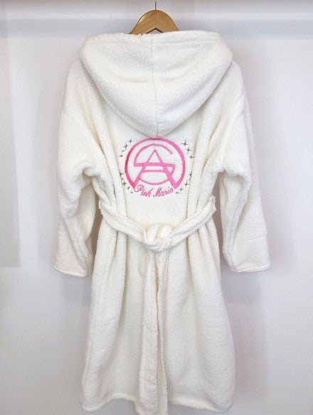 Damen Morgenmantel Kuschelig mit Kapuze - Oversize Pink Mania