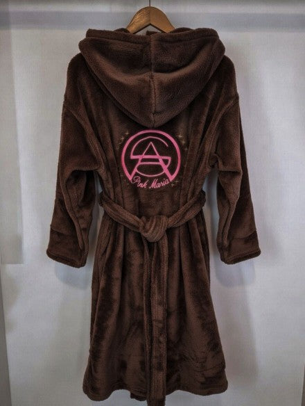 Damen Morgenmantel Kuschelig mit Kapuze - Oversize Pink Mania