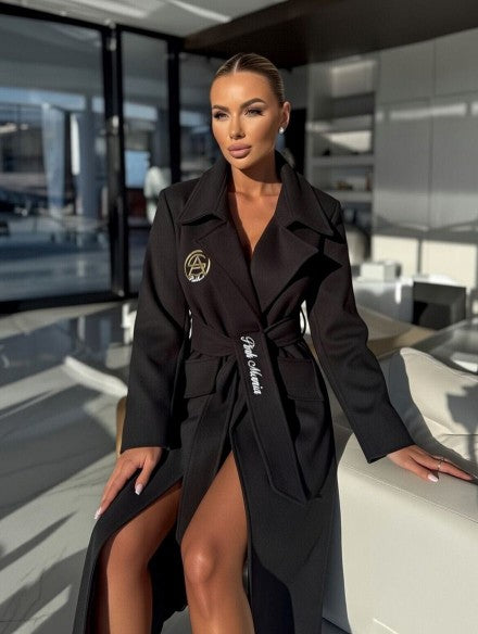 Übergangsmantel Damen 100% Baumwolle - Eleganter Trenchcoat