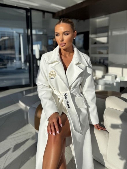 Übergangsmantel Damen 100% Baumwolle - Eleganter Trenchcoat