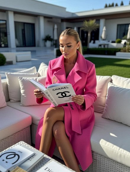 Übergangsmantel Damen 100% Baumwolle - Eleganter Trenchcoat