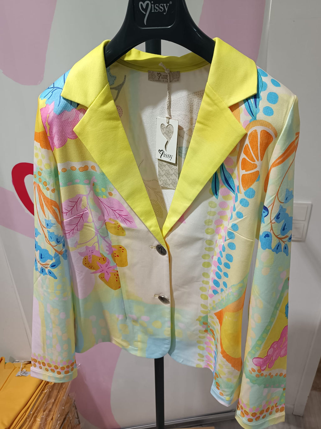 Missy 4-Teiler Frankreich – Schmetterling & Strasssteine | Blazer, Bluse, Hose & Top | Größe S