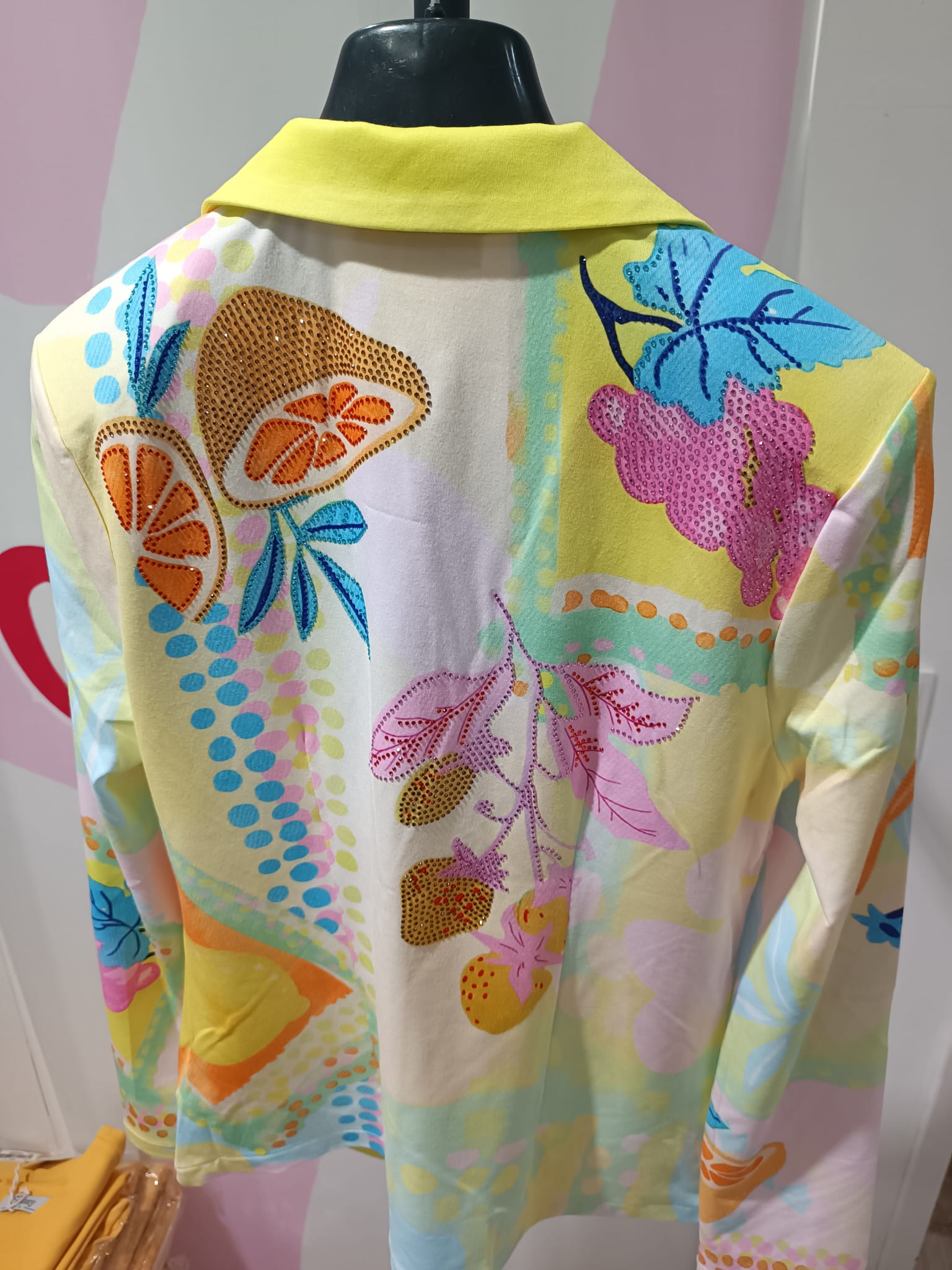 Missy 4-Teiler Frankreich – Schmetterling & Strasssteine | Blazer, Bluse, Hose & Top | Größe S