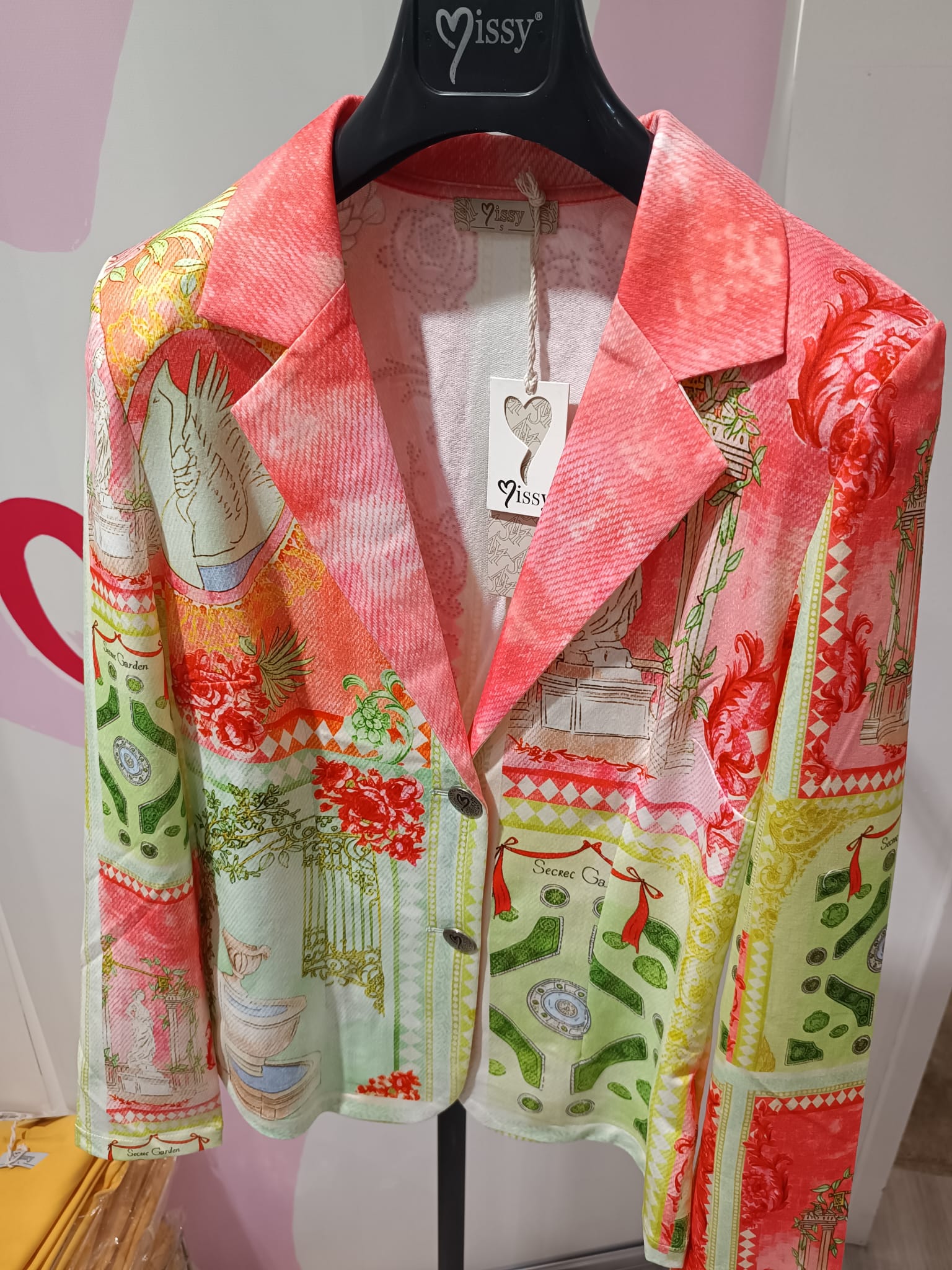 Missy 4-Teiler „Secret Garden“ Frankreich – Blazer, Bluse, Hose & Top | Polyester mit Strasssteinen