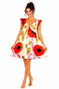 Missy Kleid Mohnblumen | One Size bis 42