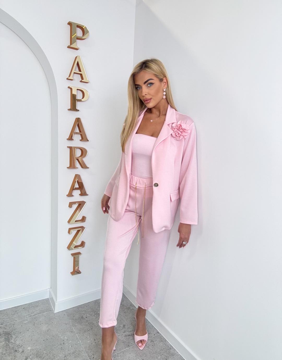 Paparazzi Anzug in Frühlingsfarben - Blazer & Hose