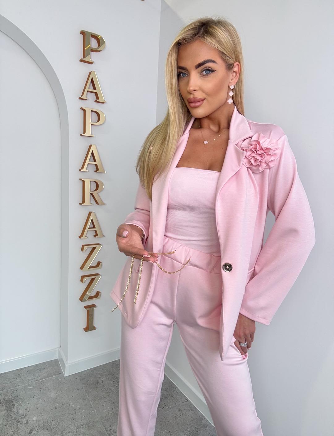 Paparazzi Anzug in Frühlingsfarben - Blazer & Hose