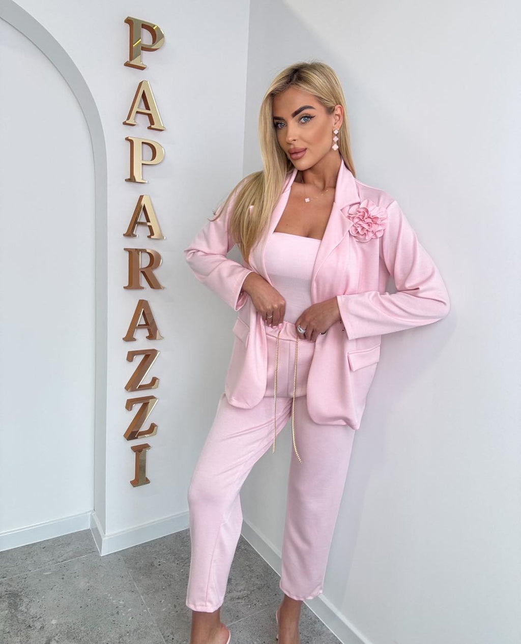 Paparazzi Anzug in Frühlingsfarben - Blazer & Hose