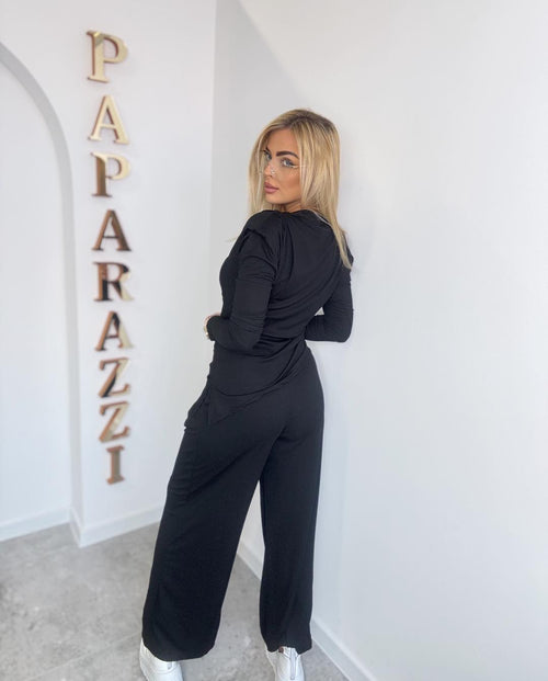 Damen Anzug Paparazzi - Schwarz mit Mickey Mouse Glitzersteinen