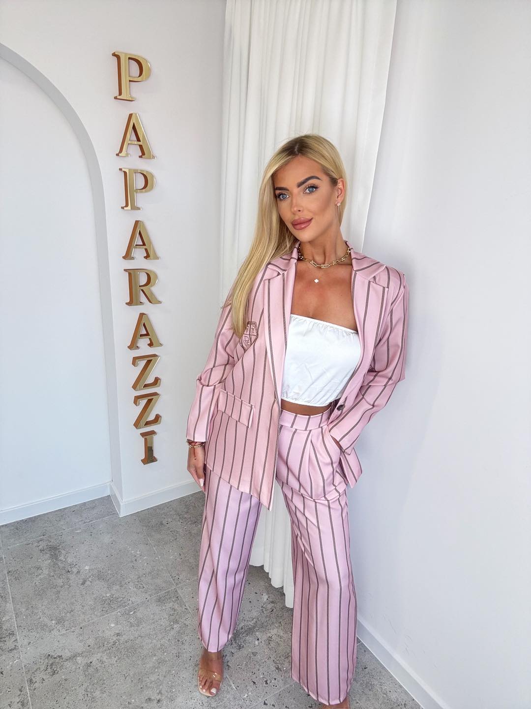 Damen Hosenanzug von Paparazzi - Blush