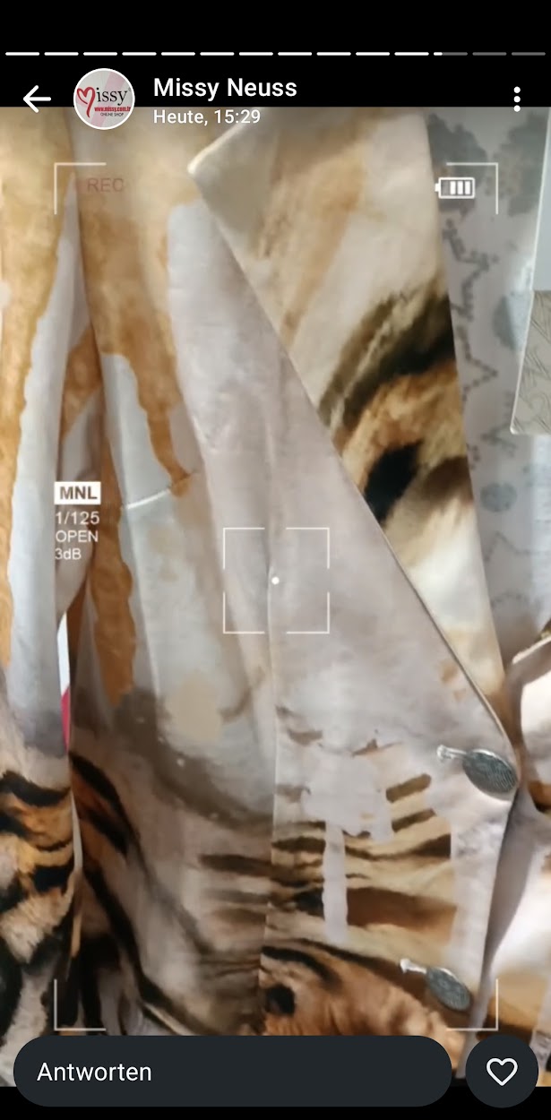 Elegantes 3-Teile Set Missy Frankreich - Leo-Look mit Glitzer