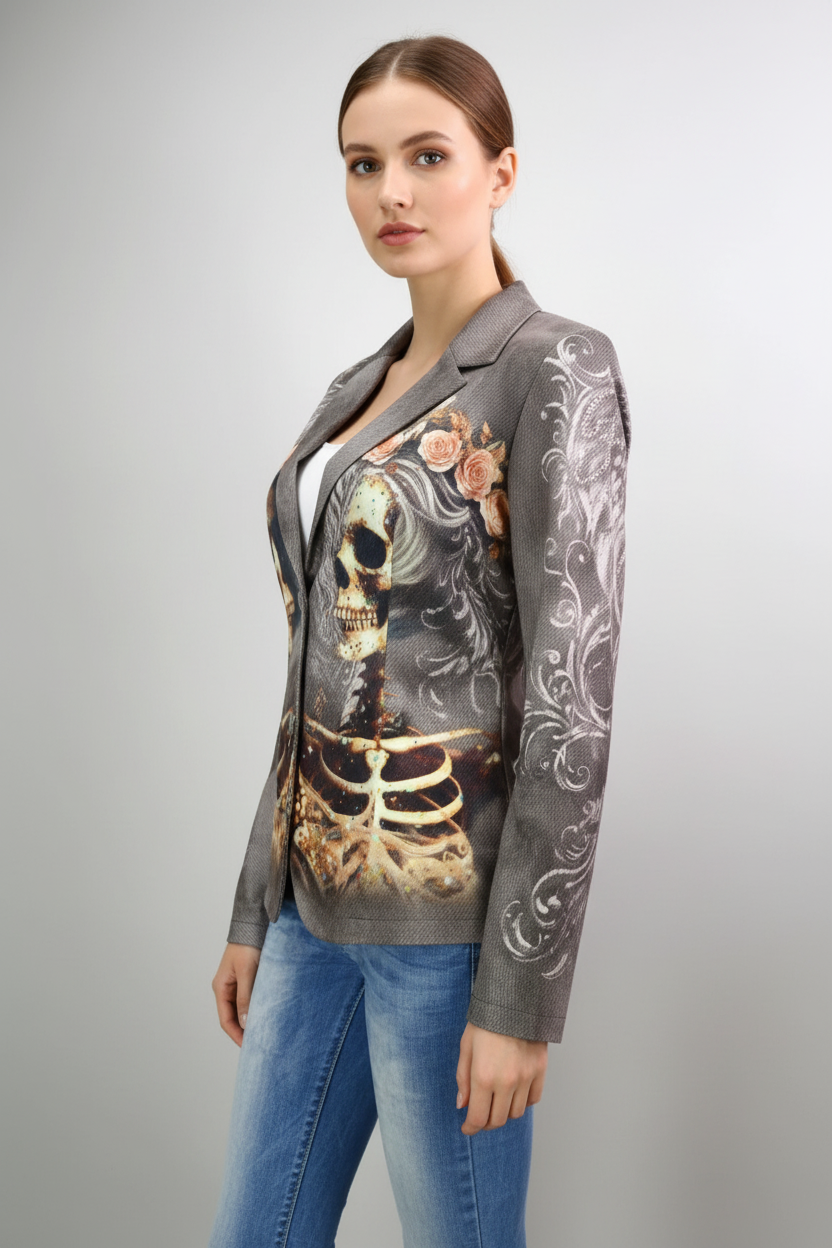 Blazer mit Frau – Dreiviertel