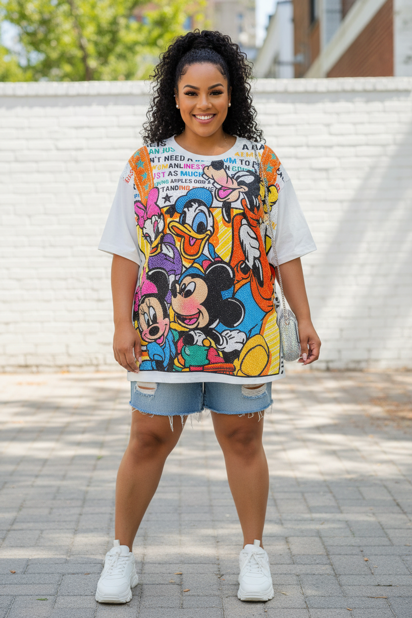 Disney Gang Shirt – Tragebild Full Body
