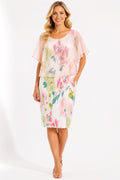 Missy Kleid Blumenprint Rosa | One Size bis 44