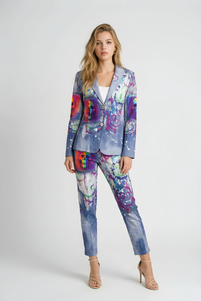 Graffiti Blazer Outfit