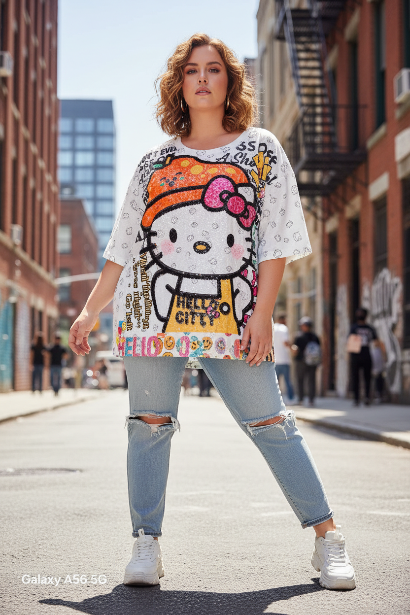 Hello Kitty Shirt – Tragebild 1