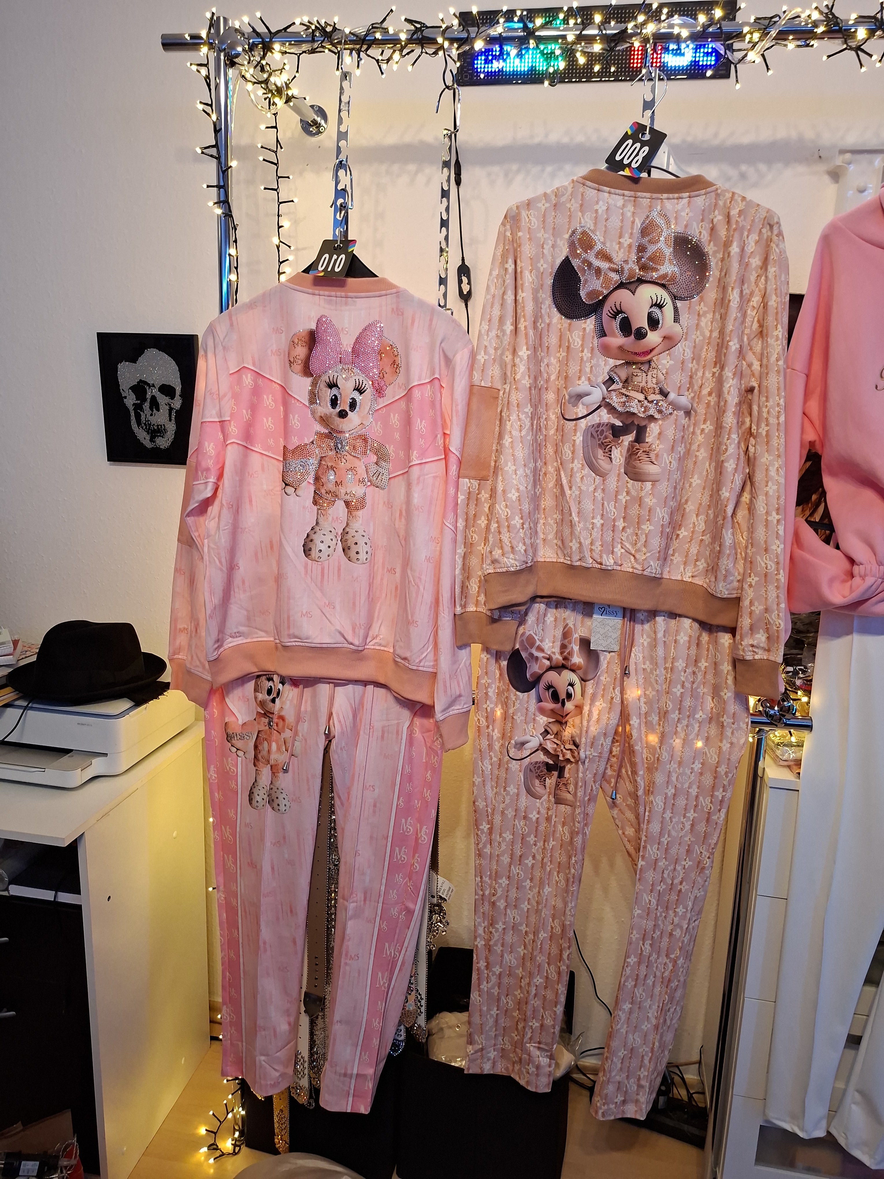 Minnie Mouse Zweiteiler mit Glitzersteinen - Missy