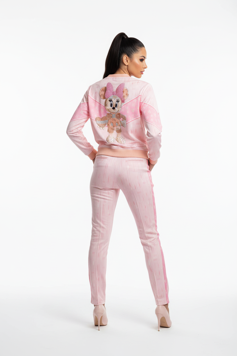 Missy 2-Teiler Minnie Mouse Rosa Rückansicht